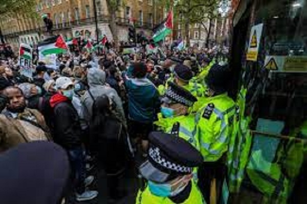 Pro-Palästina-Demo in London + Bilder