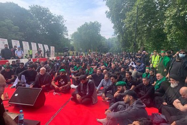 London: Schiiten begehen Aschura-Tag im Hyde Park