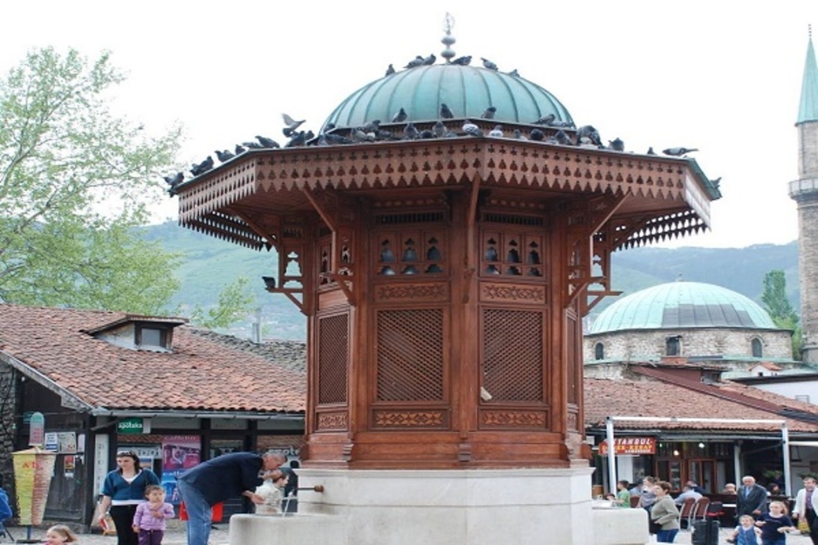 Sebilj-Trinkbrunnen in Sarajevo zur Erinnerung an Märtyrer von Kerbela