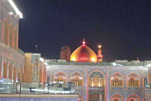 Der Schrein von Imam Ali (as) vor dem Arbain-Tag Der Schrein von Imam Ali (as) vor dem Arbain-Tag