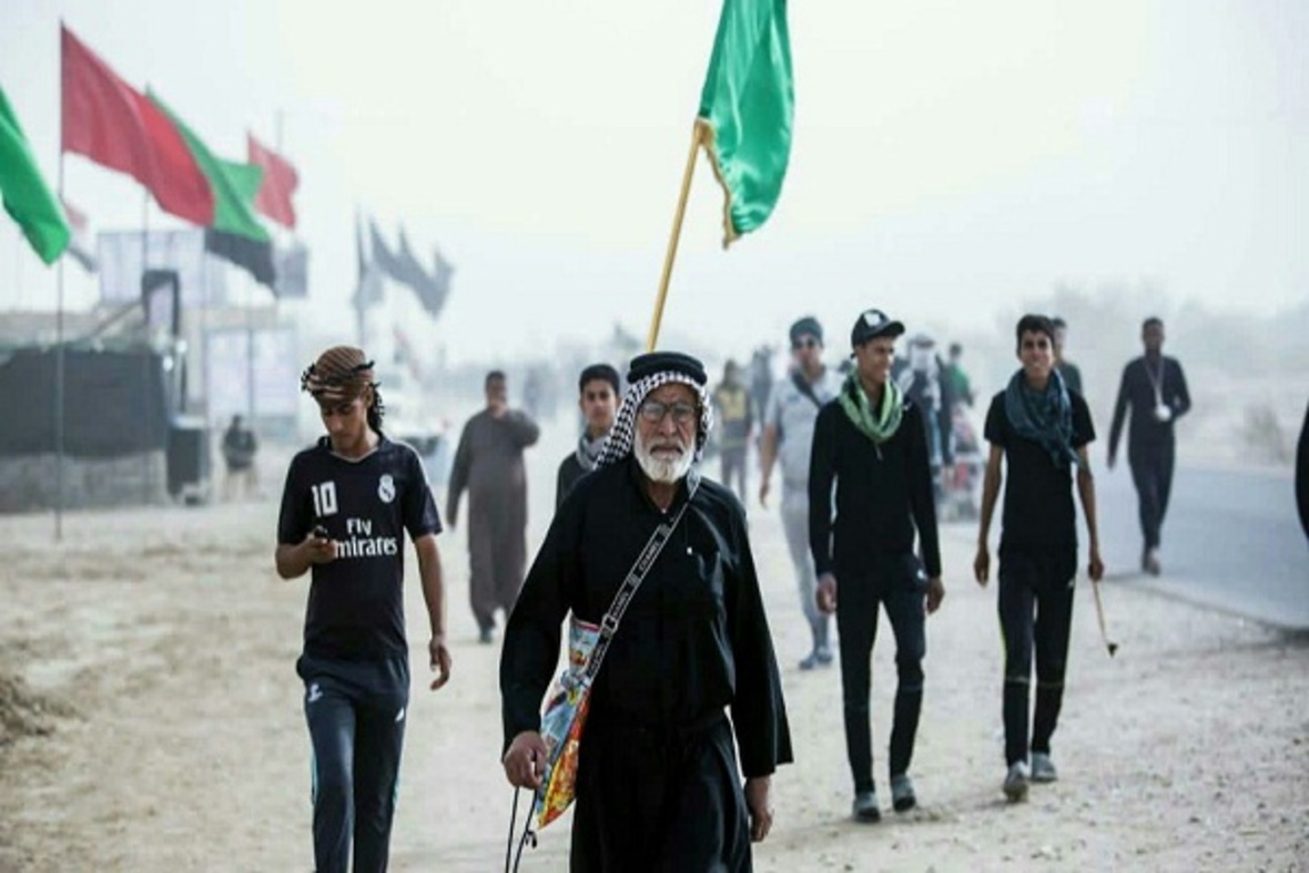 Pilger starten Arbain-Fußwallfahrt 2021 von Basra nach Karbala + Bilder