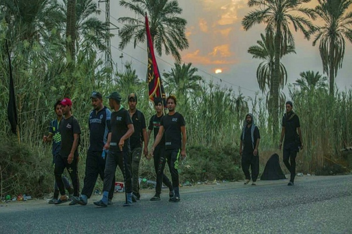 Pilger starten Arbain-Fußwallfahrt 2021 von Basra nach Karbala + Bilder