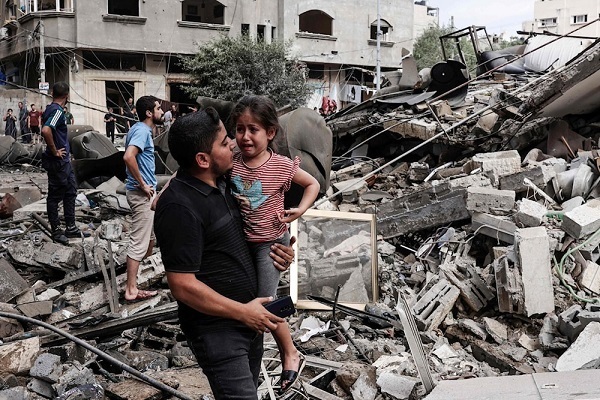 Klare Verletzung der Rechte von Kindern in Gaza vor Augen internationaler Institutionen