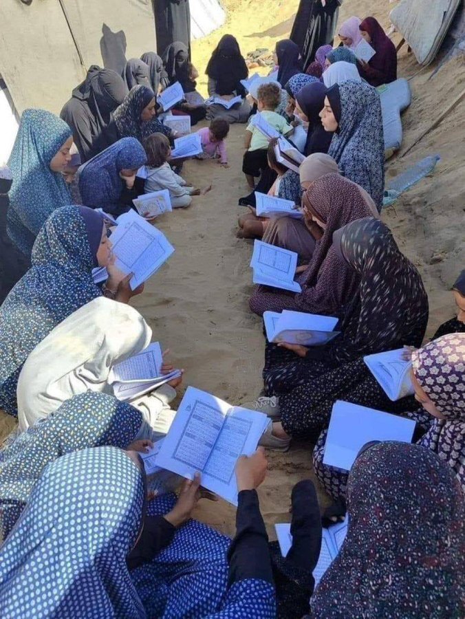 Beschreibung des Hamas-Beamten über Glauben und reinen Herzen der Frauen in Gaza