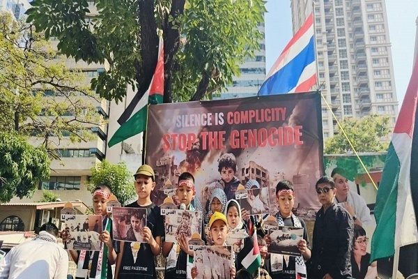 Verurteilung israelischer Verbrechen in Bangkok + Foto