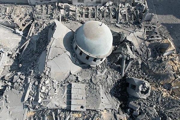 Weit verbreitete Zerstörung von Moscheen in Gaza Beweis für Israels Religionskrieg gegen den Islam + Fotos