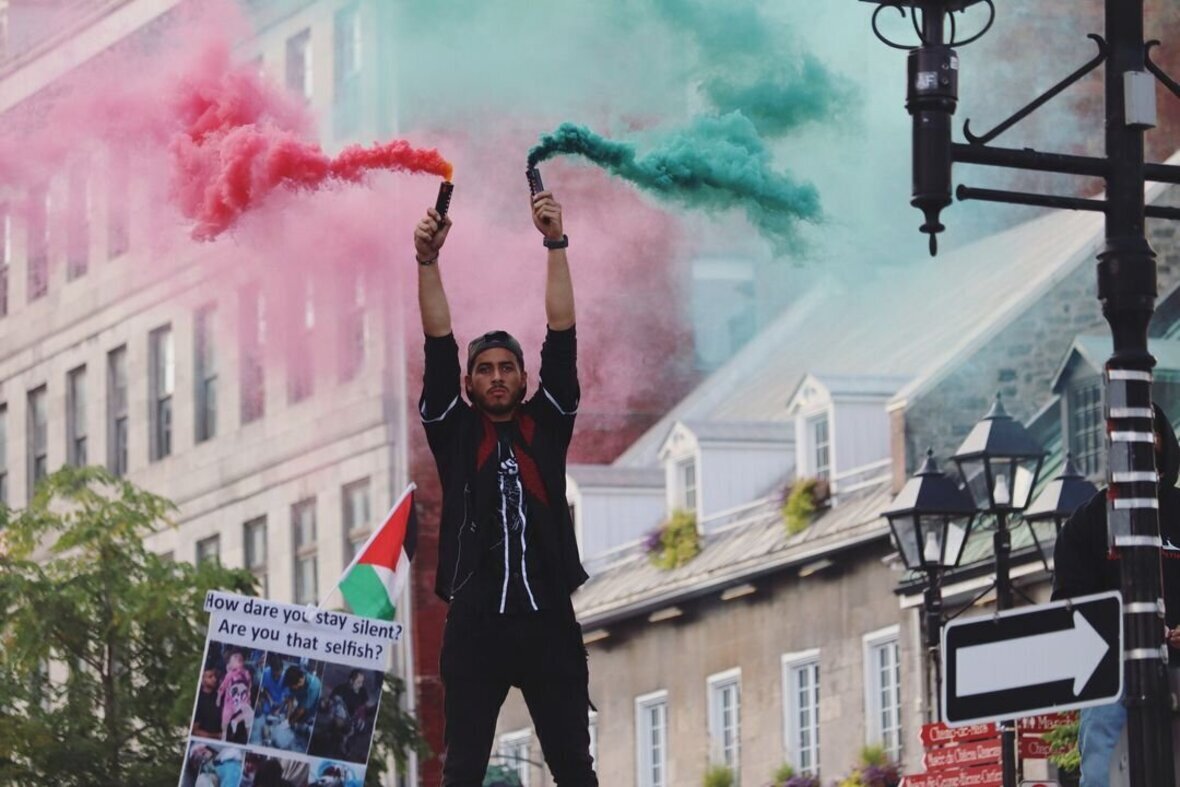 Solidarität mit den Menschen im Gazastreifen und im Libanon in Kanada + Fotos