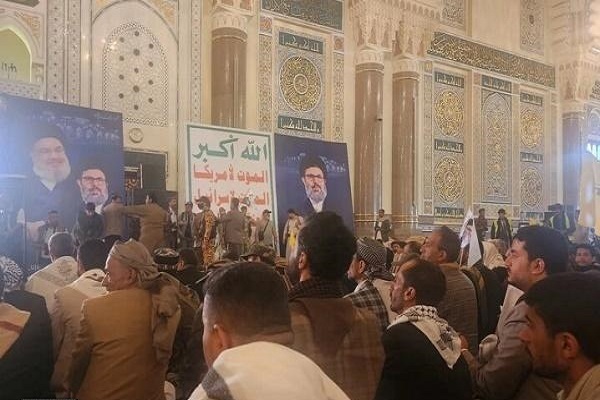 Symbolische Beerdigung der Märtyrer Nasrallah und Safi al-Din in mehreren Ländern