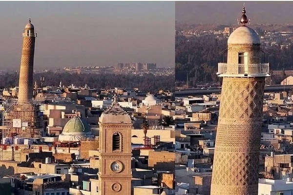 Offizielle Eröffnung des Al-Hadba Minaretts in Mosul nach vollständiger Wiederaufbau