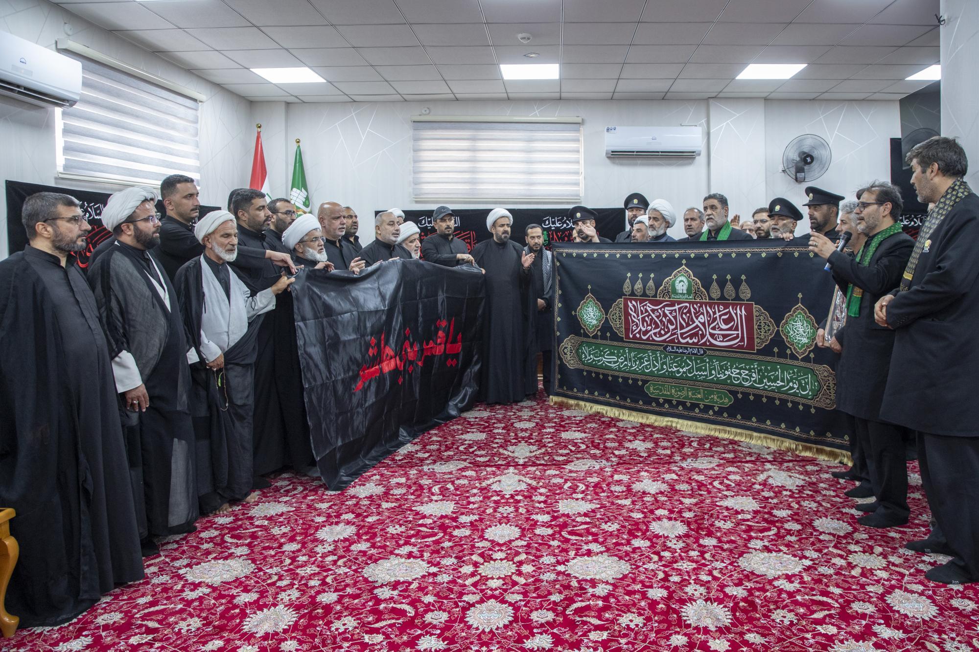 Eine Delegation des Heiligen Radhawitischen Schreins lobt die Dienste des Heiligen Abbassitischen Schreins für die Arbaeen-Pilger