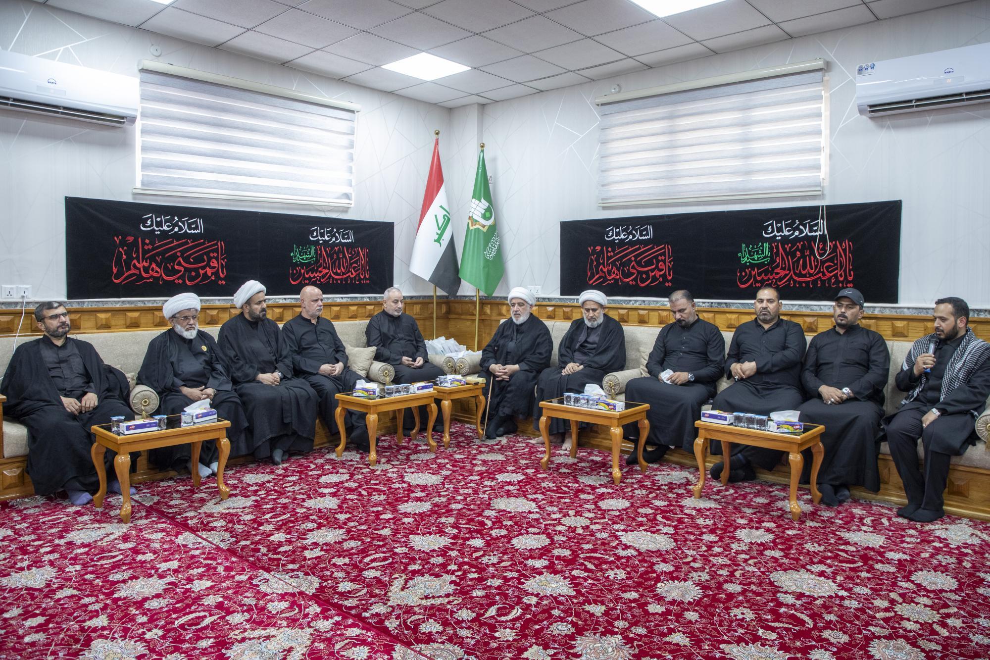 Eine Delegation des Heiligen Radhawitischen Schreins lobt die Dienste des Heiligen Abbassitischen Schreins für die Arbaeen-Pilger