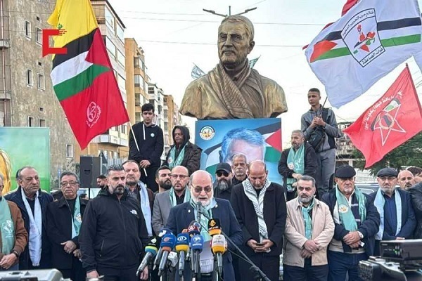 Marsch in Beirut zum Gedenken an den Jahrestag des Märtyrertodes von Soleimani + Fotos