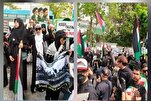 Klang von Parolen zur Unterstützung des Widerstands bei den Märschen zum Quds-Tag in verschiedenen Teilen der Welt