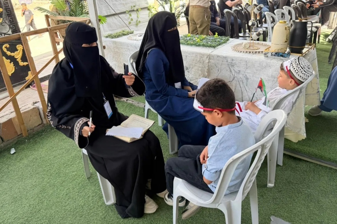 Glanz der Kinder Gazas in der Koran-Kampagne „Nur“ + Fotos