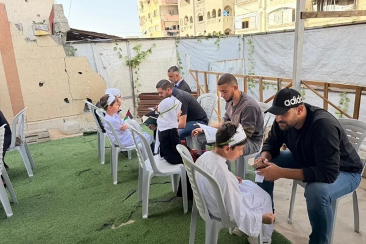 Glanz der Kinder Gazas in der Koran-Kampagne „Nur“ + Fotos
