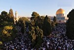 Großartige Verrichtung des Opferfestgebets in der Al-Aqsa-Moschee