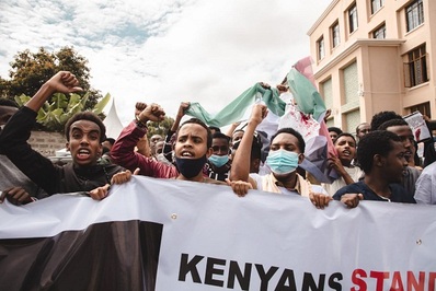 Anti-israelische Demo in Kenia