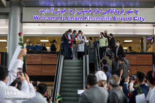 Empfang für den iranischen Olympia-Helden