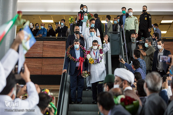 Empfang für den iranischen Olympia-Helden