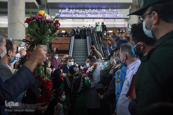 Empfang für den iranischen Olympia-Helden