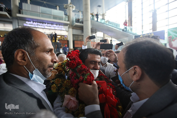 Empfang für den iranischen Olympia-Helden