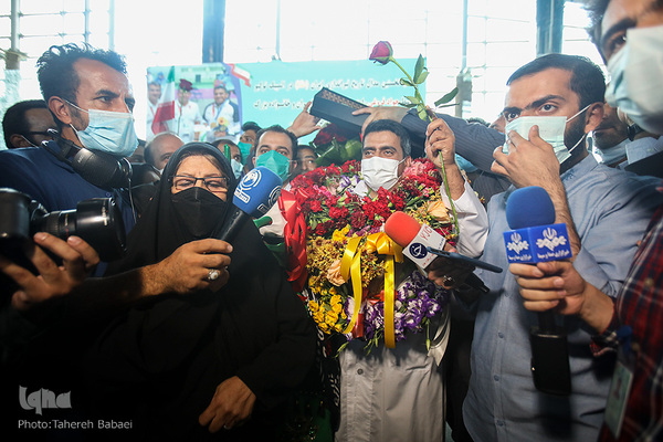 Empfang für den iranischen Olympia-Helden