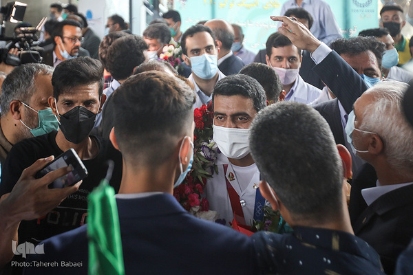 Empfang für den iranischen Olympia-Helden