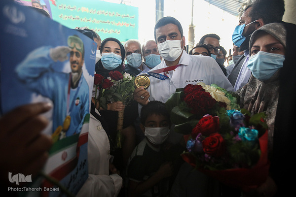 Empfang für den iranischen Olympia-Helden