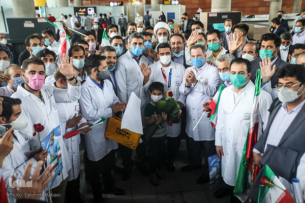 Empfang für den iranischen Olympia-Helden