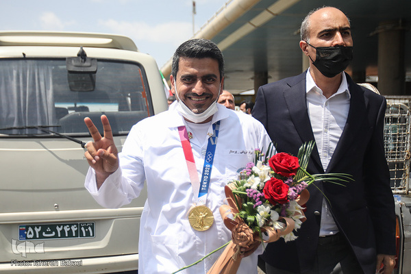 Empfang für den iranischen Olympia-Helden