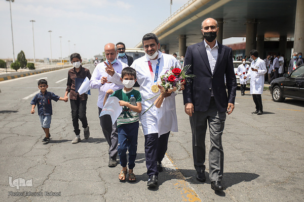 Empfang für den iranischen Olympia-Helden