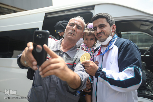 Empfang für den iranischen Olympia-Helden