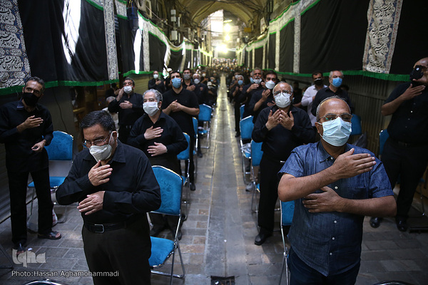 Trauerfeier für Imam Hussein (a.s.) auf dem Großen Basar von Teheran