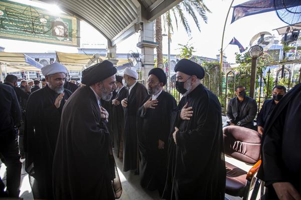 Gedenkveranstaltung zu Ehren von Ayatollah Said al-Hakim in Bayn al-Haramayn