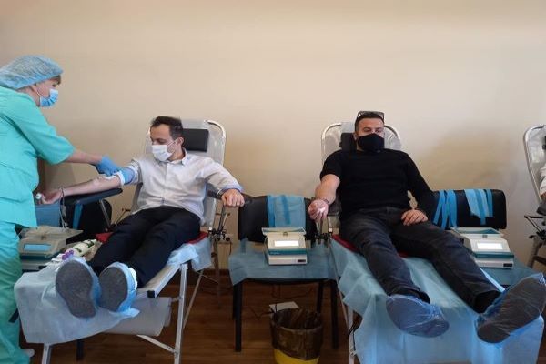 Muslime spenden Blut