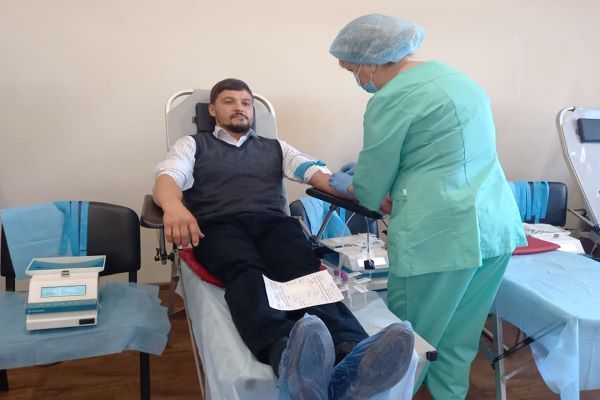 Muslime spenden Blut