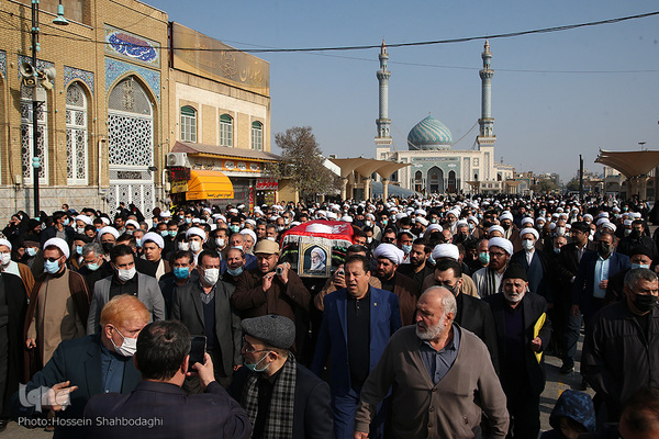 Ayatollah Muhsen Mudschtahid Schabestari wurde in Qom beigesetzt