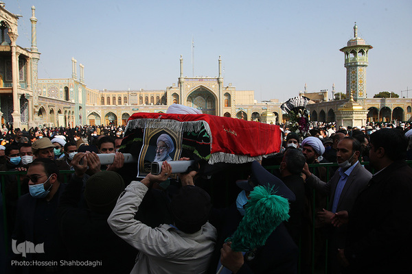 Ayatollah Muhsen Mudschtahid Schabestari wurde in Qom beigesetzt