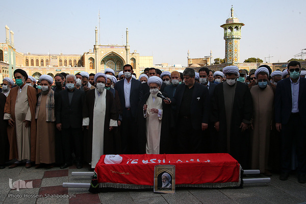 Ayatollah Muhsen Mudschtahid Schabestari wurde in Qom beigesetzt