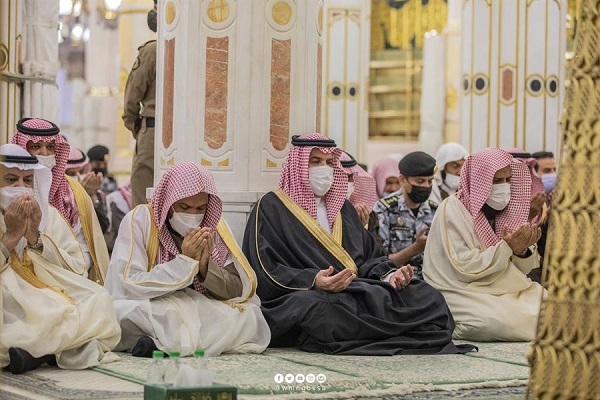 Regengebet in Al-Haram-Moschee