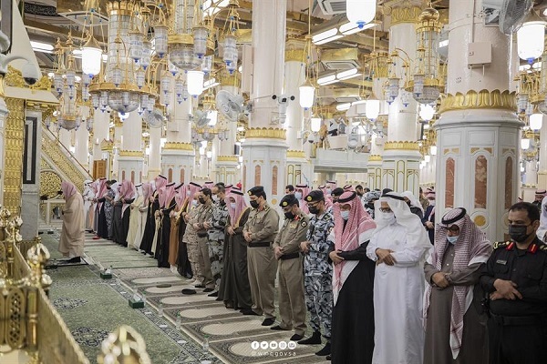 Regengebet in Al-Haram-Moschee