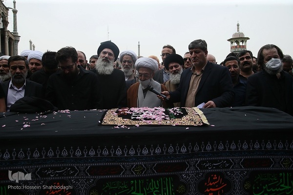 Ayatollah Fateminia in Qom beigesetzt