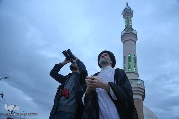 Mondsichel-Sichtung in Qom