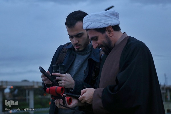 Mondsichel-Sichtung in Qom