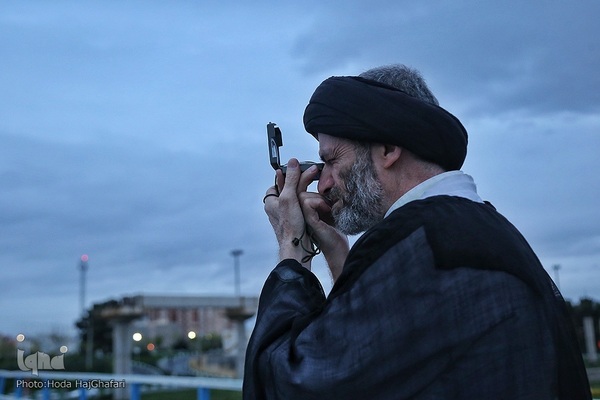 Mondsichel-Sichtung in Qom