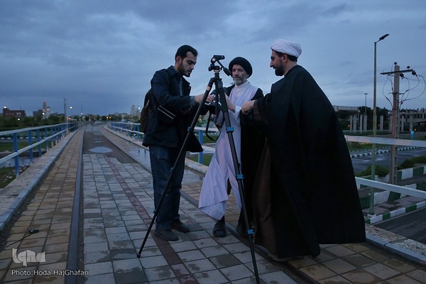 Mondsichel-Sichtung in Qom