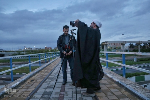 Mondsichel-Sichtung in Qom