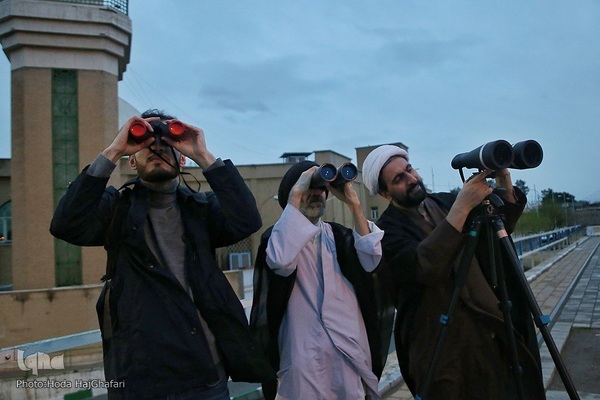 Mondsichel-Sichtung in Qom