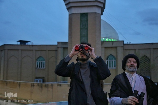 Mondsichel-Sichtung in Qom