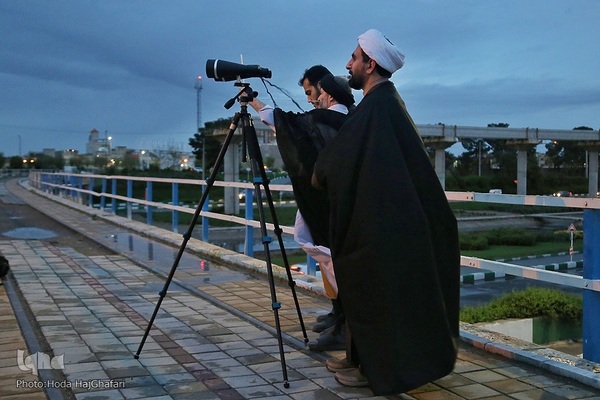 Mondsichel-Sichtung in Qom